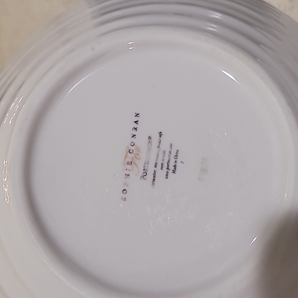 Portmeirion Sophie Conran soup bowls (4) white . - Picture 5 of 6
